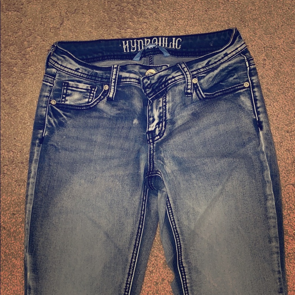 Washed out jeans